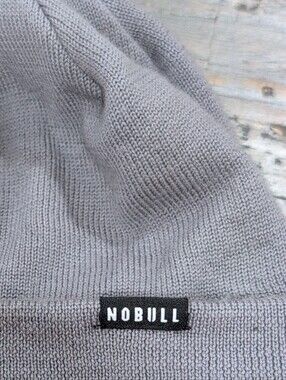 NOBULL Gray Knit Wool Beanie
